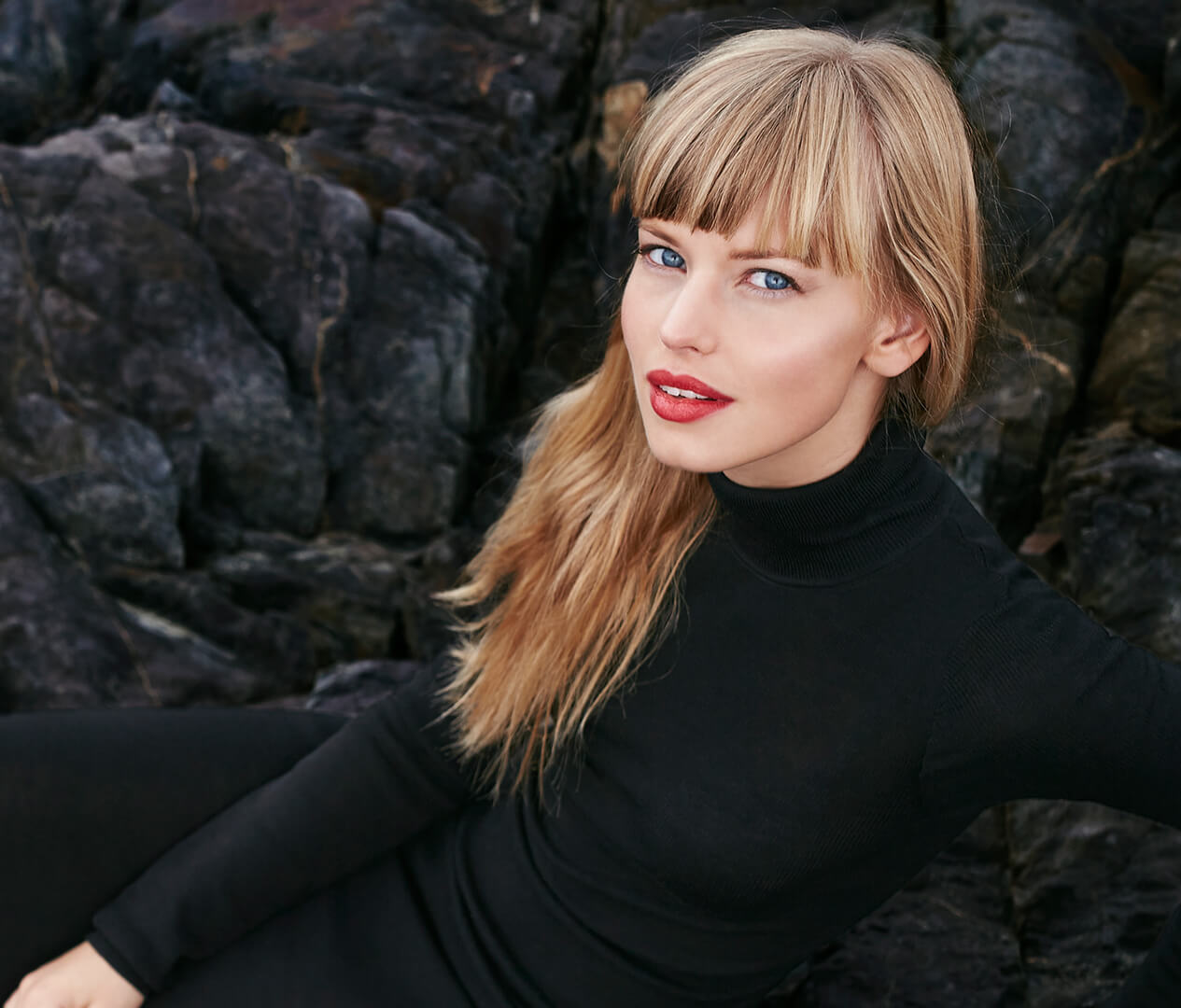 Glamorous young blond woman